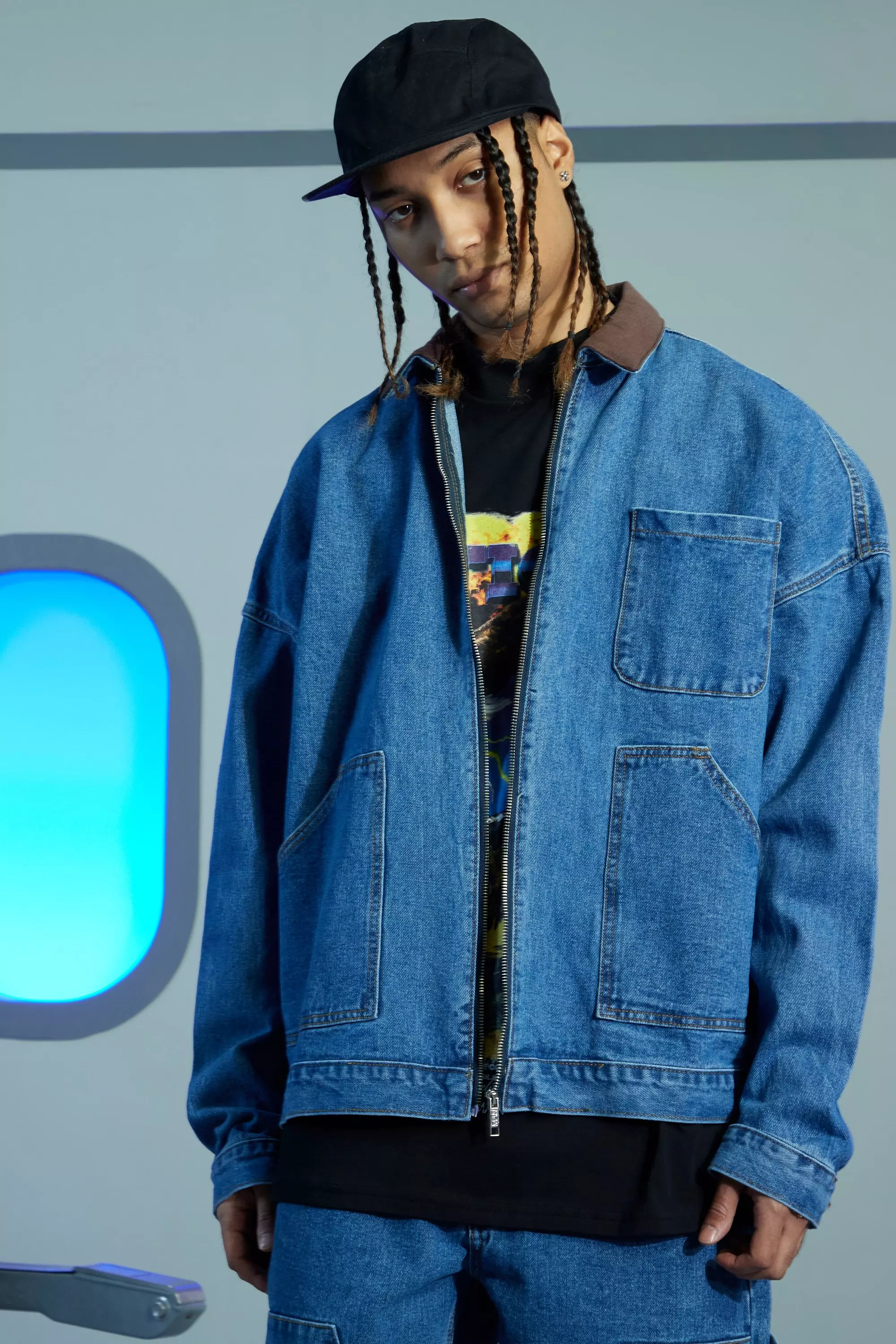 Denim worker sale jacket